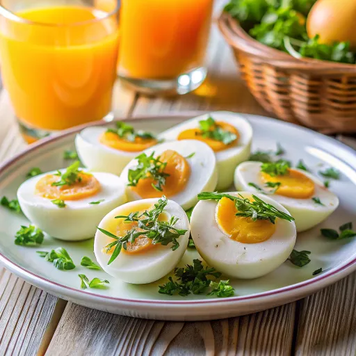 El poder de la proteína en los huevos cocidos